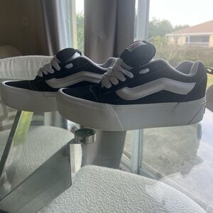 Vans Black and White Skate Shoes